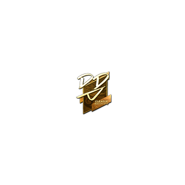 Sticker | DD (Gold) | Boston 2018 image 360x360