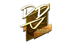 Sticker | DD (Gold) | Boston 2018