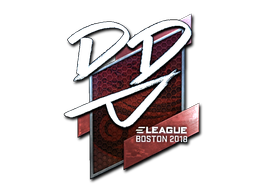 Наліпка | DD (лискуча) | Бостон 2018