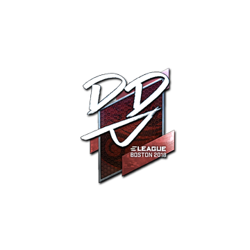 Sticker | DD (Foil) | Boston 2018 image 360x360
