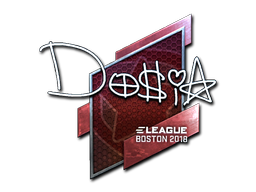 貼紙 | Dosia（閃亮）| Boston 2018