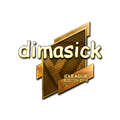 Sticker | dimasick (Gold) | Boston 2018 image 120x120