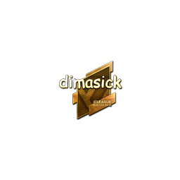 Sticker | dimasick (Gold) | Boston 2018