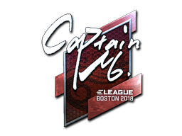 Стикер | captainMo (ламиниран) | Boston 2018