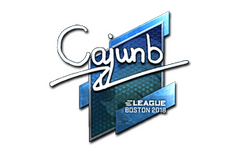 Sticker | cajunb (Foil) | Boston 2018