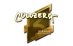 Sticker | coldzera (Gold) | Boston 2018