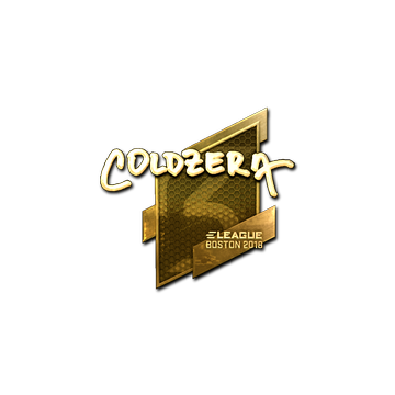 Sticker | coldzera (Gold) | Boston 2018 image 360x360