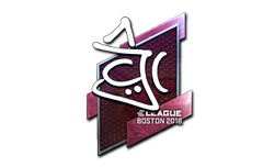 Sticker | chrisJ (Foil) | Boston 2018