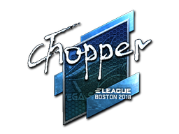 스티커 | chopper(은박) | 보스턴 2018