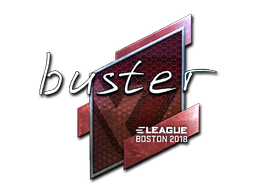 Çıkartma | buster (Parlak) | Boston 2018