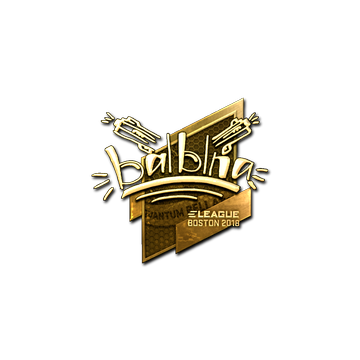 Sticker | balblna (Gold) | Boston 2018 image 360x360