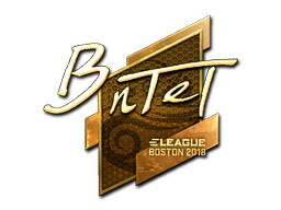 สติกเกอร์ | BnTeT (ทอง) | Boston 2018