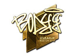 Samolepka | bodyy (zlatá) | Boston 2018