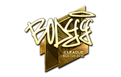 Sticker | bodyy (Gold) | Boston 2018