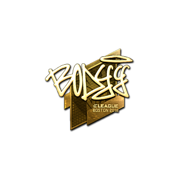 Sticker | bodyy (Gold) | Boston 2018 image 360x360