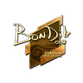Sticker | bondik (Gold) | Boston 2018 image 120x120