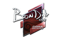 Sticker | bondik (Foil) | Boston 2018