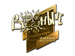 Autocolante | Boombl4 (Gold) | Boston 2018