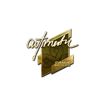 Sticker | autimatic (Gold) | Boston 2018 image 360x360