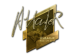 Aufkleber | Attacker (Gold) | Boston 2018