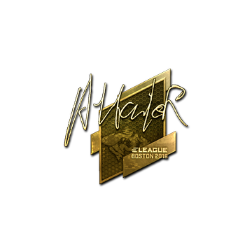 Sticker | Attacker (Gold) | Boston 2018 image 360x360