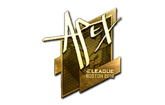 Sticker | apEX (Gold) | Boston 2018