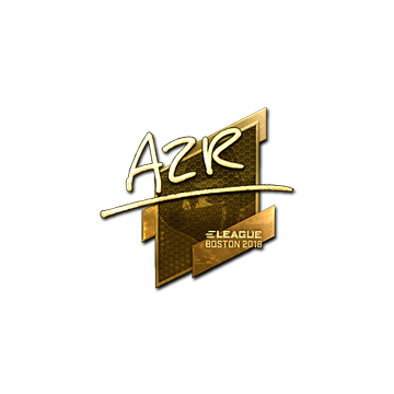 Sticker | AZR (Gold) | Boston 2018 image 360x360