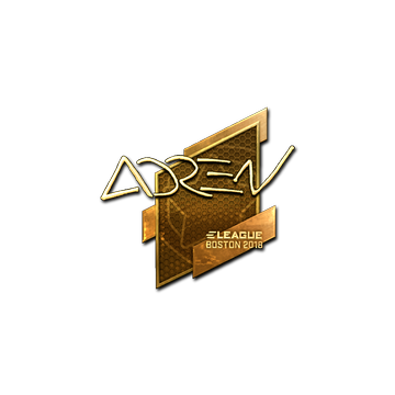 Sticker | AdreN (Gold) | Boston 2018 image 360x360