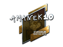 สติกเกอร์ | AmaNEk (ฟอยล์) | Boston 2018