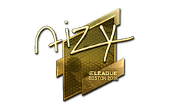 Sticker | aizy (Gold) | Boston 2018