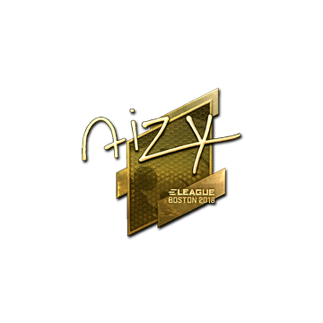 Sticker | aizy (Gold) | Boston 2018 image 360x360