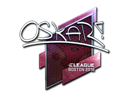 สติกเกอร์ | oskar (ฟอยล์) | Boston 2018