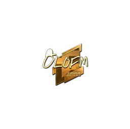 Sticker | olofmeister (Gold) | Boston 2018