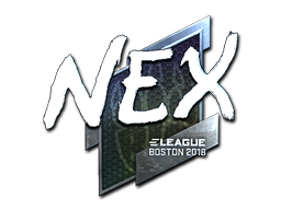 Klistremerke | nex (folie) | Boston 2018