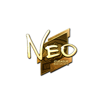 Sticker | NEO (Gold) | Boston 2018 image 360x360