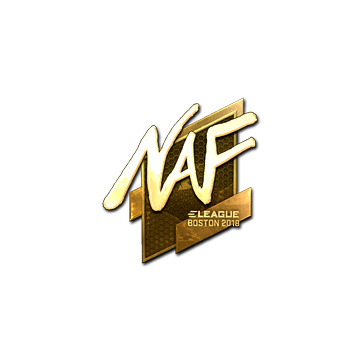 Sticker | NAF (Gold) | Boston 2018 image 360x360