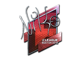 Sticker | NiKo  | Boston 2018