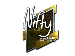Sticker | Nifty (Foil) | Boston 2018