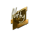 Sticker | Nifty (Gold) | Boston 2018 image 120x120