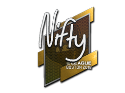 Αυτοκόλλητο | Nifty | Boston 2018