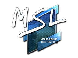 Adesivo | MSL (Brilhante) | Boston 2018