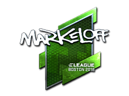 Klistermærke | markeloff (Folie) | Boston 2018