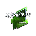 Sticker | markeloff (Foil) | Boston 2018 image 120x120