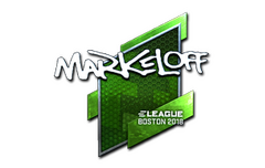 Sticker | markeloff (Foil) | Boston 2018