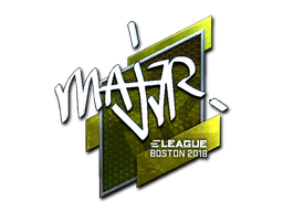 스티커 | MAJ3R(은박) | 보스턴 2018