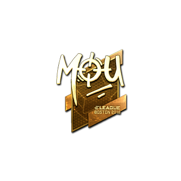 Sticker | mou (Gold) | Boston 2018 image 360x360