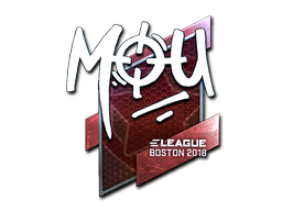 Стикер | mou (ламиниран) | Boston 2018