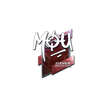 Sticker | mou (Foil) | Boston 2018 image 360x360