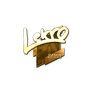 Sticker | Lekr0 (Gold) | Boston 2018 image 360x360