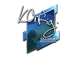 Стикер | k0nfig (ламиниран) | Boston 2018